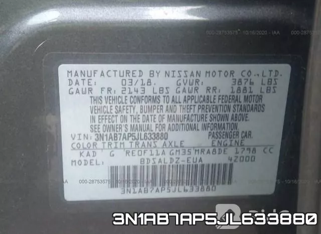 3N1AB7AP5JL633880 фото 10
