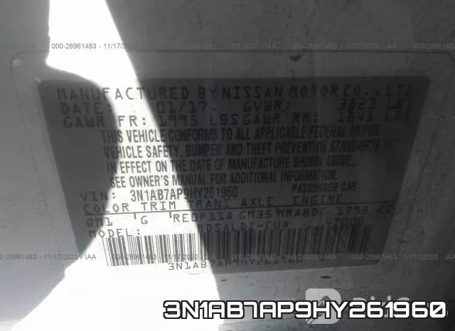 3N1AB7AP9HY261960 фото 9