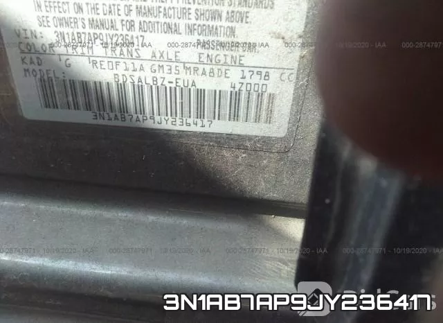 3N1AB7AP9JY236417 фото 10