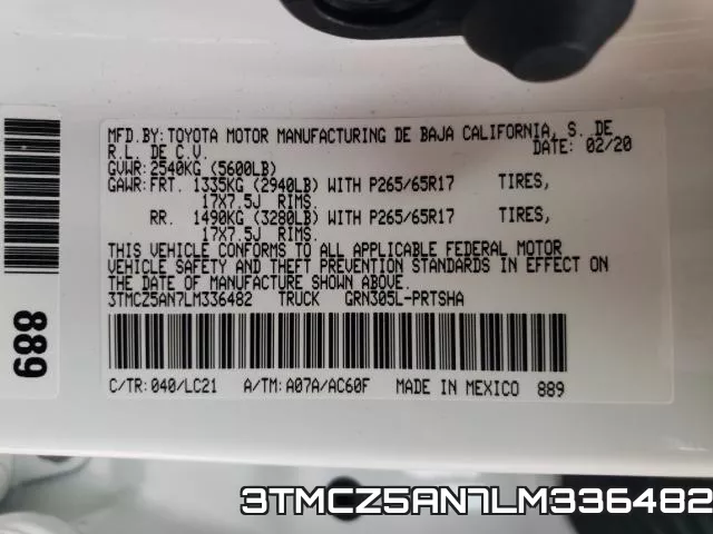 3TMCZ5AN7LM336482 фото 2
