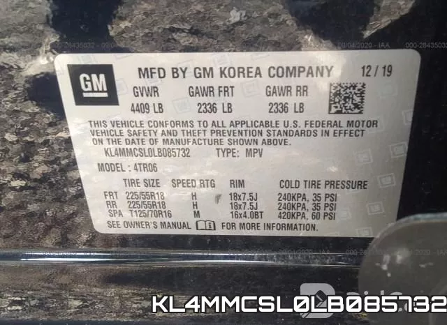 KL4MMCSL0LB085732 фото 10