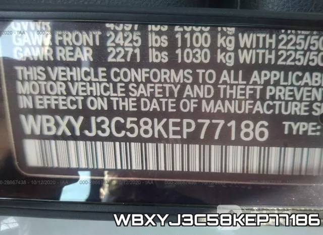 WBXYJ3C58KEP77186 фото 9