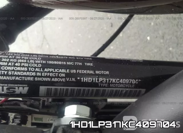 1HD1LP317KC409704 фото 2