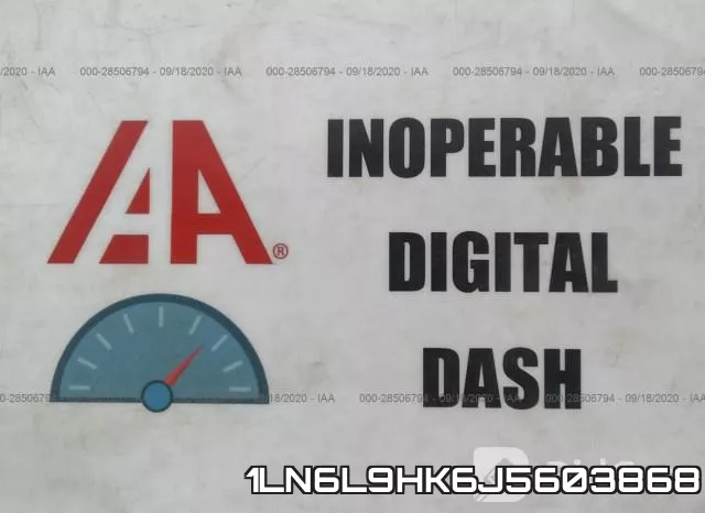 1LN6L9HK6J5603868 фото 8