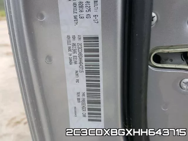 2C3CDXBGXHH643715 фото 2