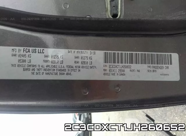 2C3CDXCT1JH260652 фото 10