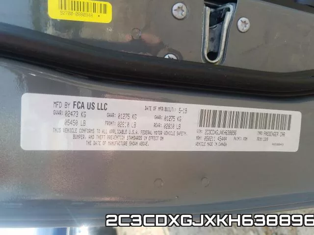 2C3CDXGJXKH638896 фото 2