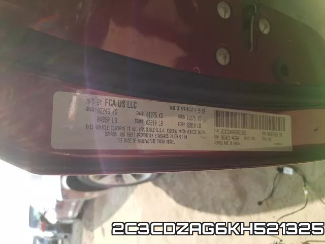 2C3CDZAG6KH521325 фото 2