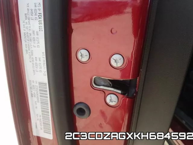 2C3CDZAGXKH684592 фото 2