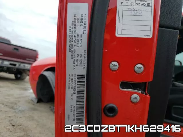 2C3CDZBT7KH629416 фото 2
