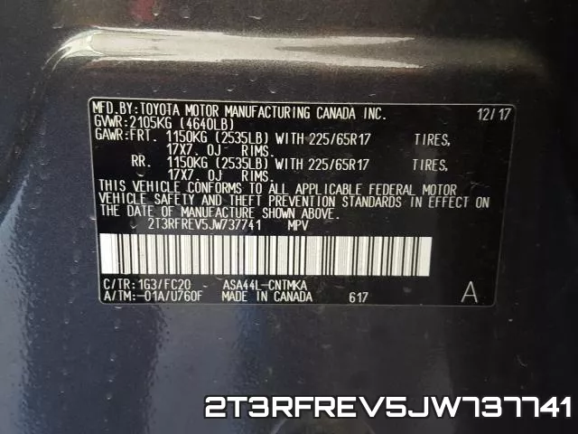 2T3RFREV5JW737741 фото 2