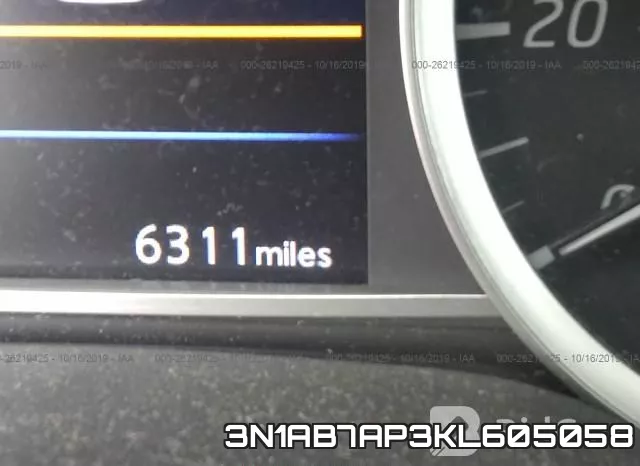 3N1AB7AP3KL605058 фото 8