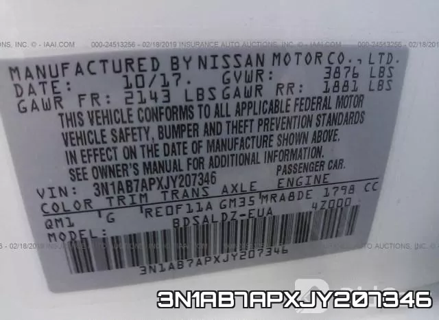 3N1AB7APXJY207346 фото 10