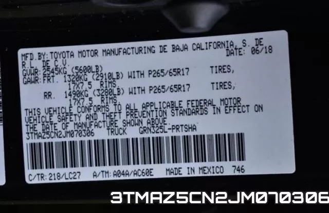 3TMAZ5CN2JM070306 фото 2
