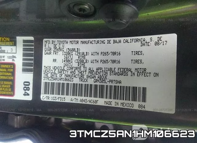 3TMCZ5AN1HM106623 фото 10