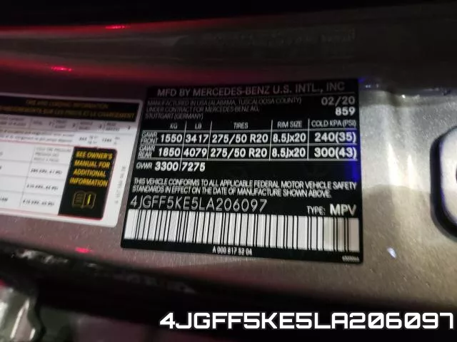 4JGFF5KE5LA206097 фото 2