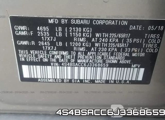 4S4BSACC6J3368659 фото 10