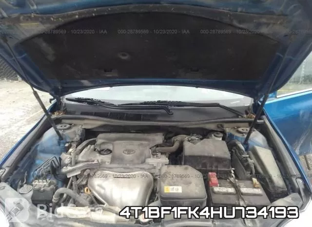 4T1BF1FK4HU734193 фото 2
