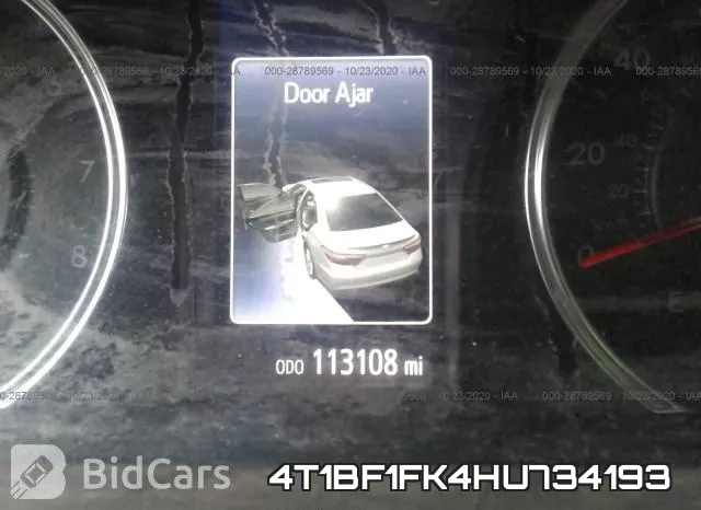 4T1BF1FK4HU734193 фото 8
