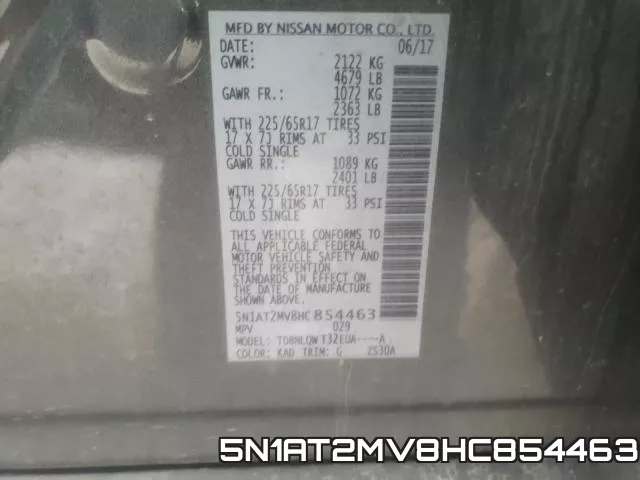 5N1AT2MV8HC854463 фото 2