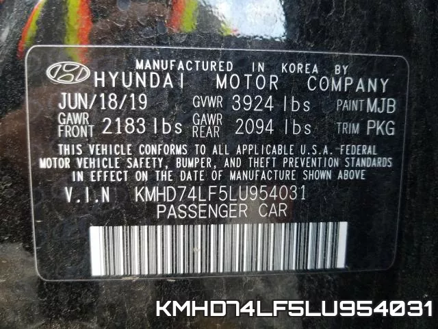 KMHD74LF5LU954031 фото 2