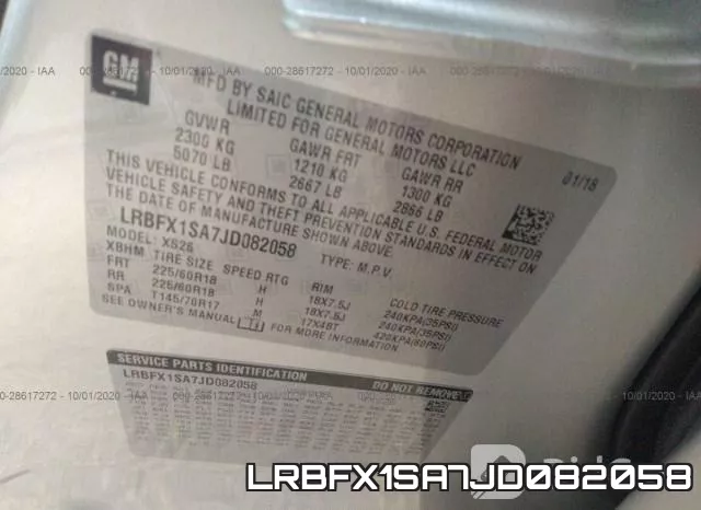 LRBFX1SA7JD082058 фото 10