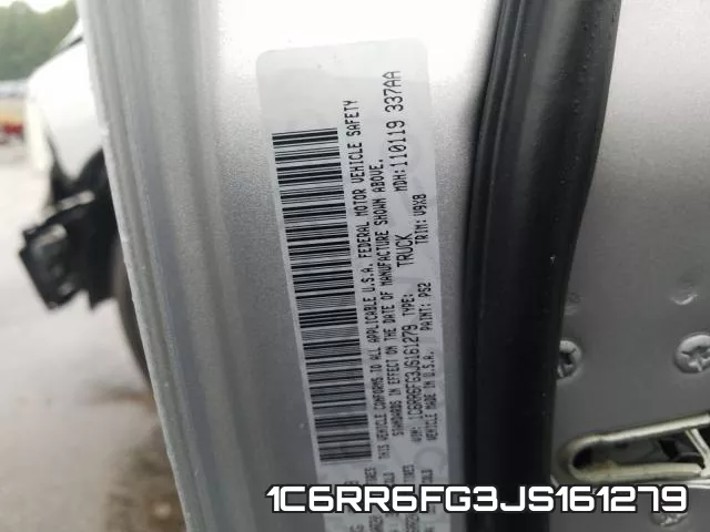 1C6RR6FG3JS161279 фото 2