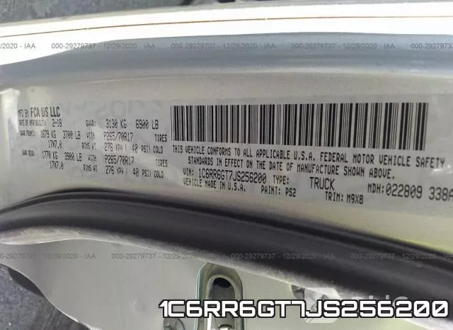 1C6RR6GT7JS256200 фото 10