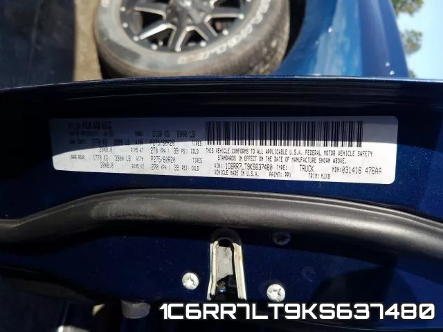 1C6RR7LT9KS637480 фото 2