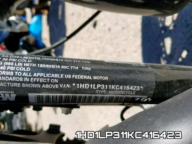1HD1LP311KC416423 фото 2