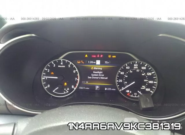 1N4AA6AV9KC381319 фото 8