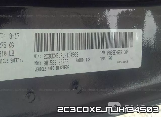 2C3CDXEJ7JH134503 фото 10