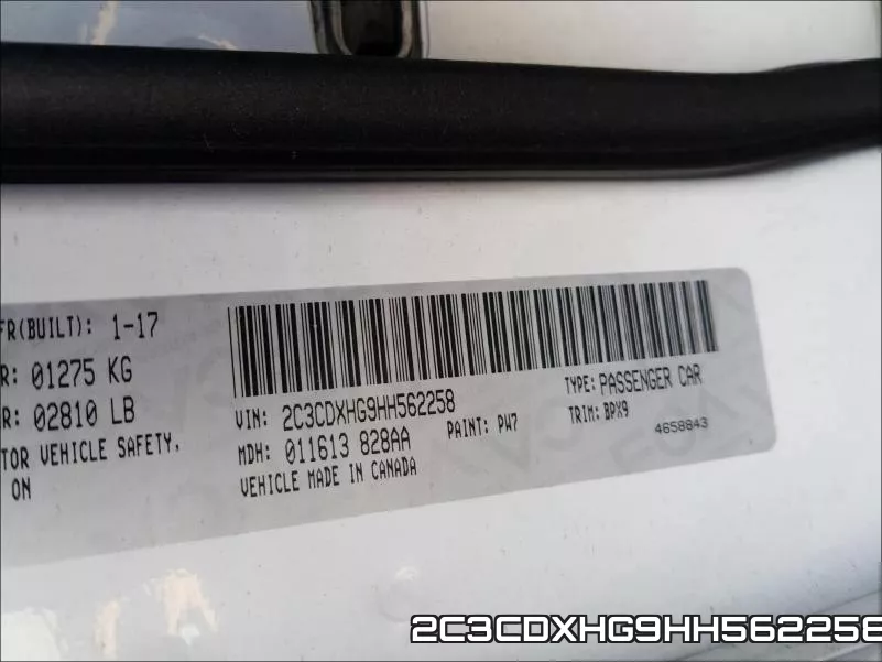 2C3CDXHG9HH562258 фото 2