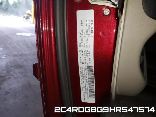 2C4RDGBG9HR547574 фото 2