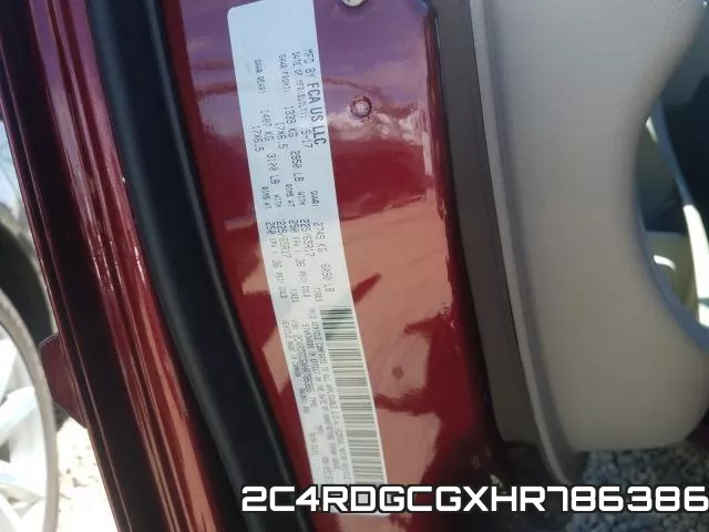 2C4RDGCGXHR786386 фото 2