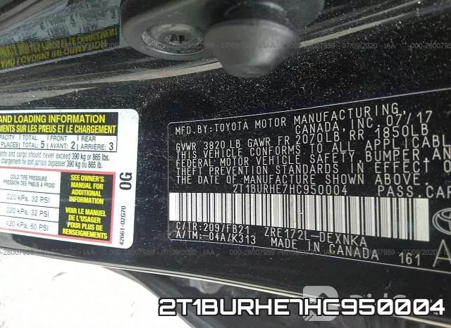 2T1BURHE7HC950004 фото 10