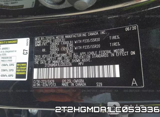 2T2HGMDA1LC053336 фото 10