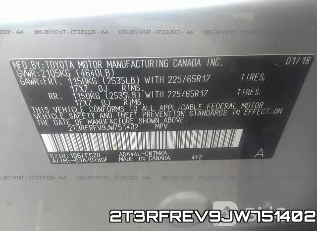2T3RFREV9JW751402 фото 10