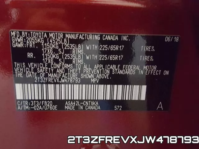 2T3ZFREVXJW478793 фото 2