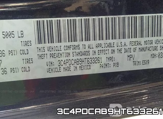 3C4PDCAB9HT633261 фото 9