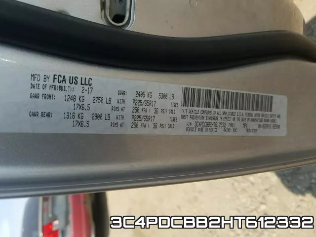 3C4PDCBB2HT612332 фото 2