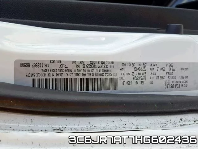 3C6JR7AT7HG602436 фото 2