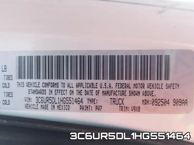 3C6UR5DL1HG551464 фото 2