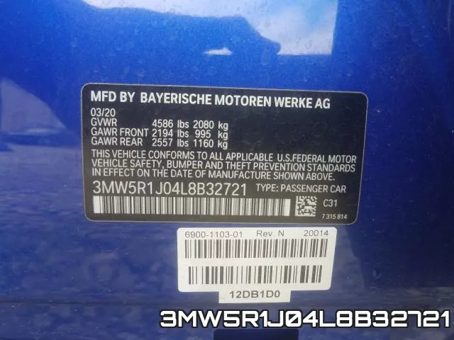 3MW5R1J04L8B32721 фото 2