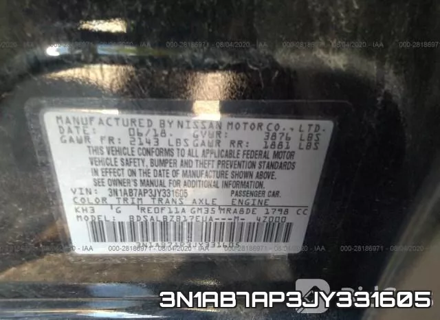 3N1AB7AP3JY331605 фото 10