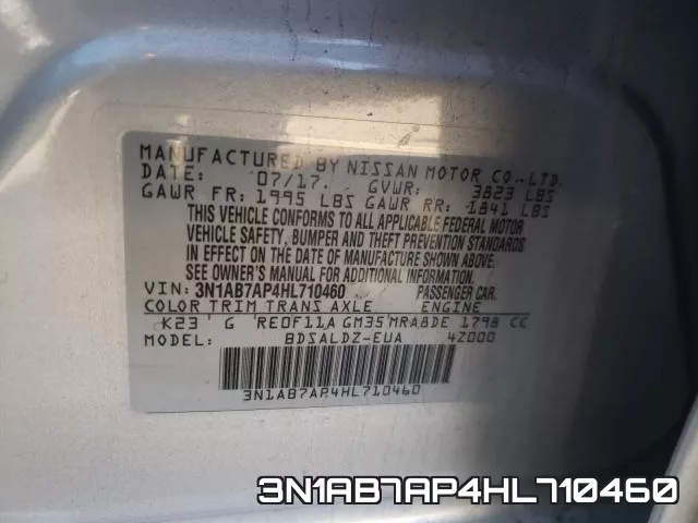 3N1AB7AP4HL710460 фото 2