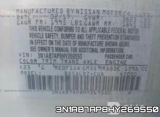 3N1AB7AP8HY269550 фото 10
