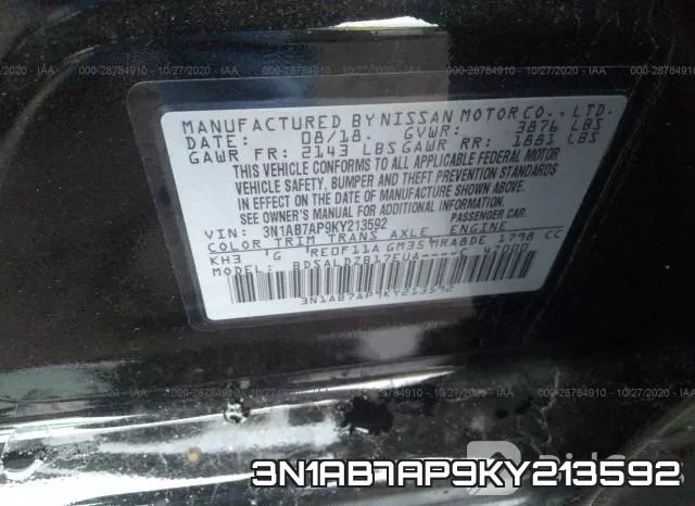 3N1AB7AP9KY213592 фото 10