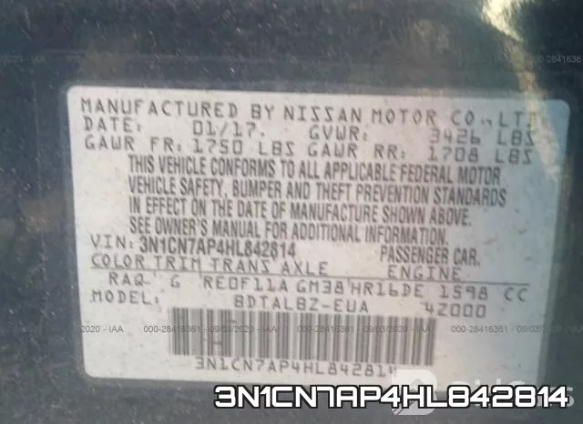 3N1CN7AP4HL842814 фото 10