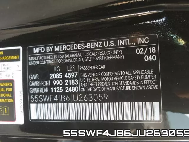 55SWF4JB6JU263059 фото 2